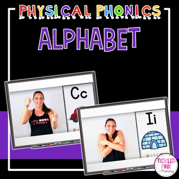 Alphabet Videos And Movement Cards Physical Phonics By Tickled Pink In Primary