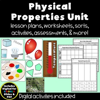 Preview of Physical Properties Unit {Digital & PDF Included}