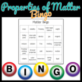 Physical Properties of Matter Bingo