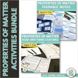 Physical Properties of Matter Printable and Digital Bundle