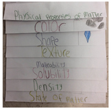 Physical Properties of Matter Flipbook with Rubric