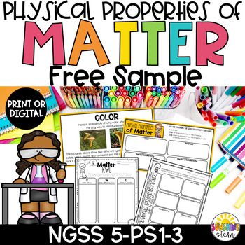 Preview of Physical Properties of Matter Free Sampler