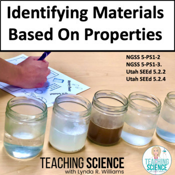 Preview of Properties of Matter Worksheets & Solubility Lab & Conservation of Matter