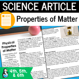 Physical Properties of Matter Article | Science Reading Co