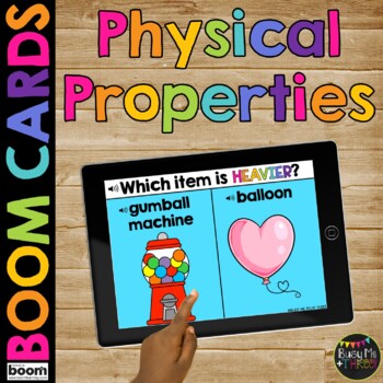 Preview of Physical Properties of Matter Science Boom Cards™ for Kindergarten