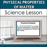 Physical Properties of Matter Science Lesson