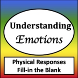 Physical Responses Fill-in Blank [Emotional Regulation Wor