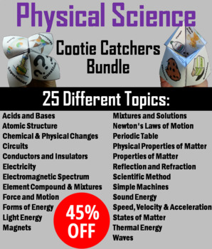 Preview of Physical Science Bundle: Energy, Matter, Scientific Method, Magnets Activities