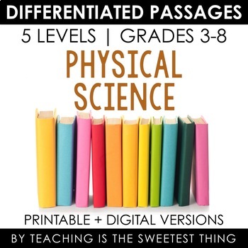 Preview of Physical Science: Differentiated Passages Bundle
