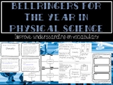 Physical Science Bellringers for the Year