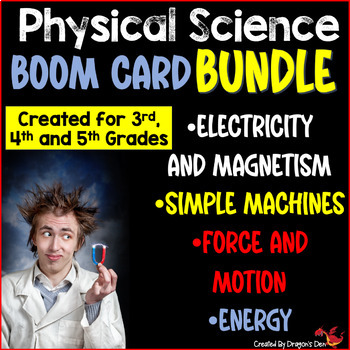 Preview of Physical Science Digital Boom Card Bundle