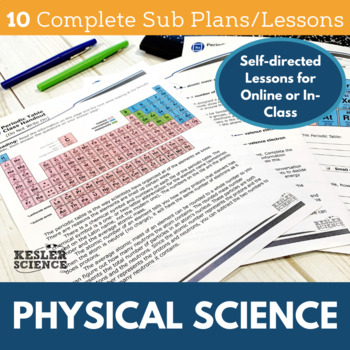 Preview of Physical Science Bundle - Sub Plans - Print or Digital