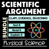 Physical Science CER Bundle with Claim Evidence Reasoning