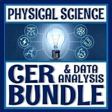 Physical Science CER Activity Claims and Evidence BUNDLE w