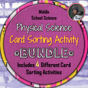 Preview of Physical Science Card Sorting Activity BUNDLE