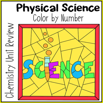 Preview of Physical Science Chemistry Unit Review Color By Number