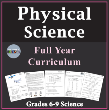 Preview of Physical Science Curriculum Middle School Science Bundle NGSS