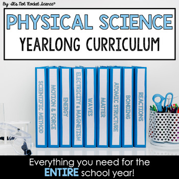 Preview of Physical Science Curriculum - FULL YEAR Bundle