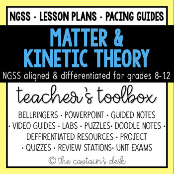 Preview of Physical Science Curriculum | Matter and Kinetic Molecular Theory