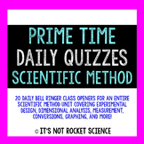 Physical Science Daily Bell Ringers/Exit Slips - Scientifi