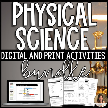 Preview of Physical Science Activities Bundle - Google Slides™ and Print