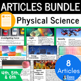 Physical Science ELA Articles Bundle | Reading Passages 4t