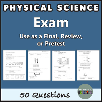 Preview of Physical Science Exam and Test Prep