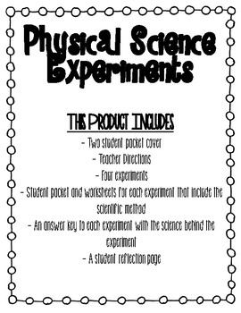 Physical Science Experiments - 