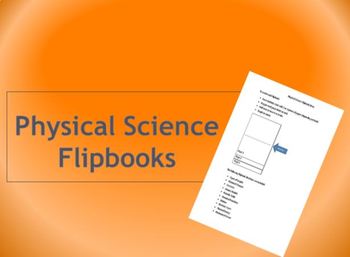 Preview of Physical Science Flipbooks
