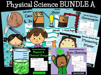 Preview of Physical Science Interactive Notebook Pages BUNDLE A