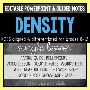 Preview of Physical Science Lesson: Density