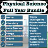 Physical Science Lesson Plans Bundle | labs activities ass