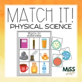 Physical Science Matching Independent Work Tasks Essential
