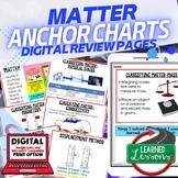 Matter Anchor Charts, Matter Posters, Physical Science Anc