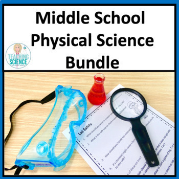 Preview of Physical Science Middle School Science NGSS Science Lessons Year Long