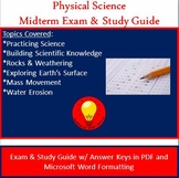 Physical Science Midterm Exam & Study Guide