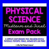 Physical Science Midterm and Final Exam Review and Test Pack