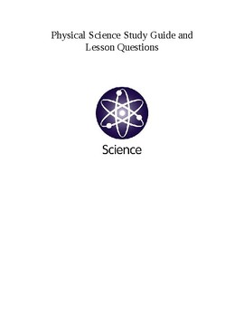 Preview of Distance Course: Physical Science Course (Notes, Questions, & Answer Keys)