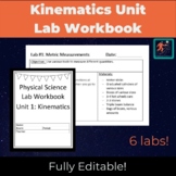 Physical Science/Physics Lab Workbook - Kinematics