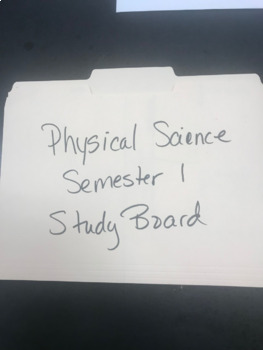 Preview of Physical Science Review Board - 1st Semester (Chemistry)