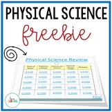 Physical Science Review Game: Matter, Mixtures, Physical a