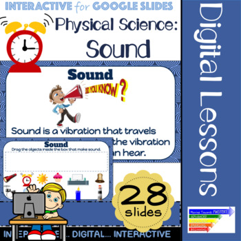Preview of Physical Science: Sound Interactive for Google Classroom