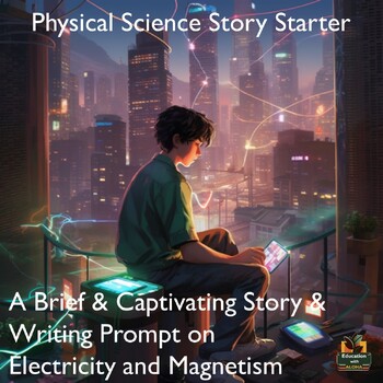 Preview of Physical Science Story Starter: Discover Electricity & Magnetism w/ This Prompt!