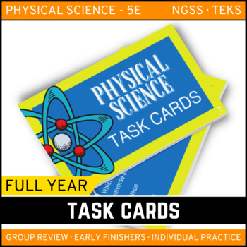 Preview of Physical Science Task Card Bundle 