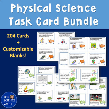 Preview of Physical Science Task Card Bundle
