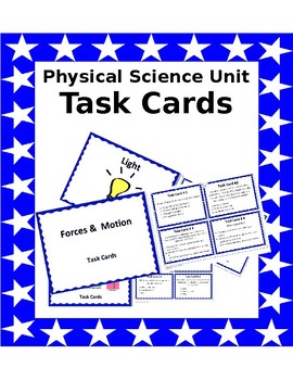 Preview of Physical Science Task Cards