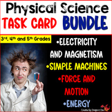 Physical Science Task Cards Bundle for 3rd, 4th and 5th Grades