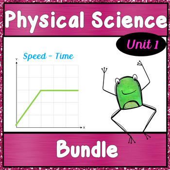 Preview of Physical Science Motion, Speed, and Acceleration Bundle