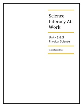 Preview of Physical Science Units