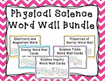 Preview of Physical Science Word Wall Bundle